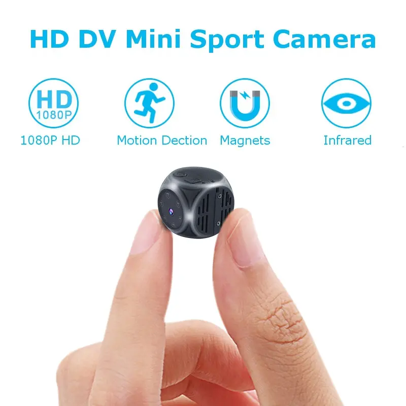 Mini 1920*1080P Hd Dv Recorder Fpv Camera Fov 140 Degree Built-In Battery Support 32G Sd Card 1