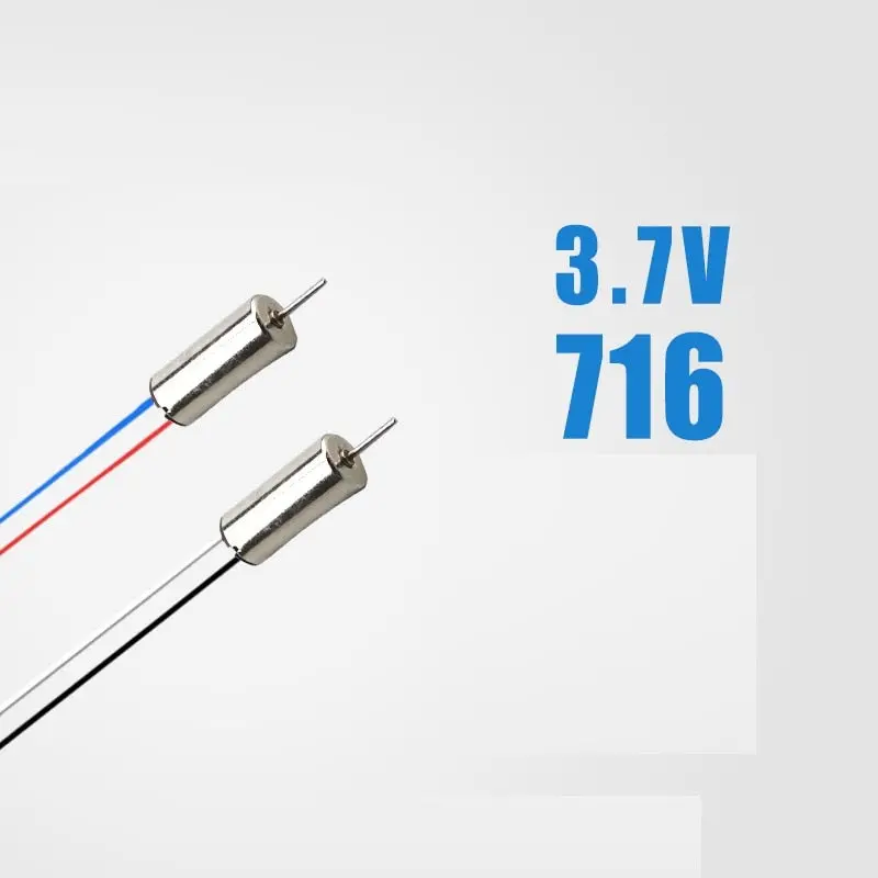 Mini 716 7*16 Diameter 7Mm Length 16Mm 0.8Mm Shaft 3.7V Motor Coreless R/C Toys Diy Drone Quadcopter Rc Spare Parts Accessories 1
