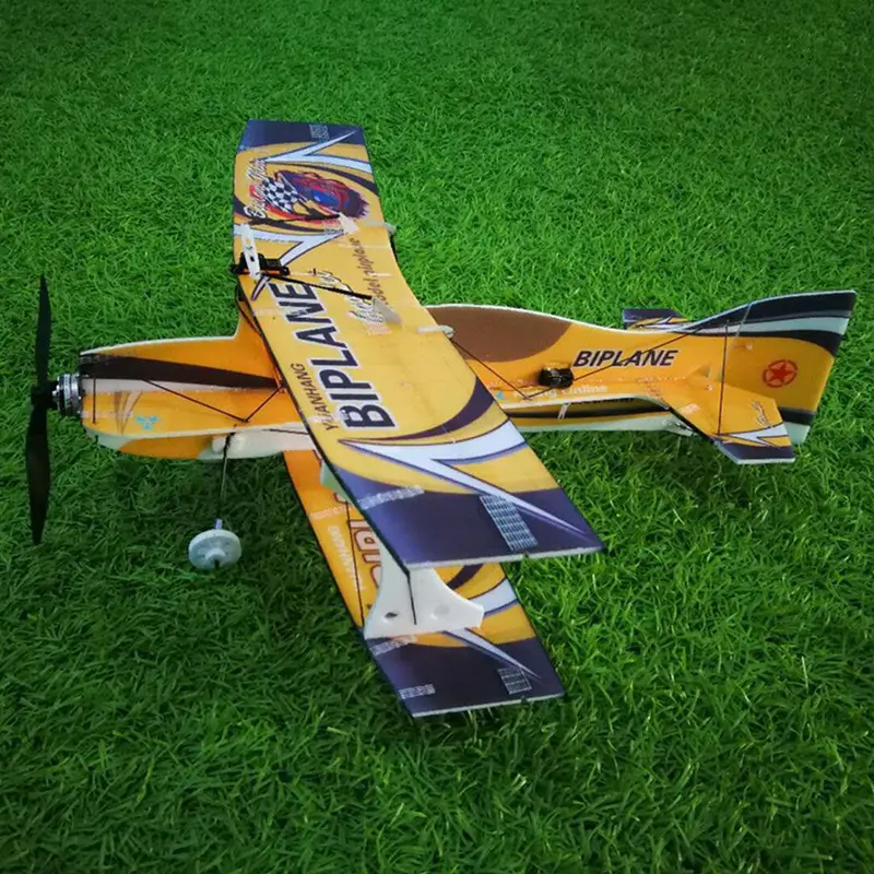Mini-Biplane Hornet 400Mm Wingspan 3D Aerobatic Fixed-Wing Rc Airplane Aircraft Epp D Board Indoor Outdoor F3p Kit 1