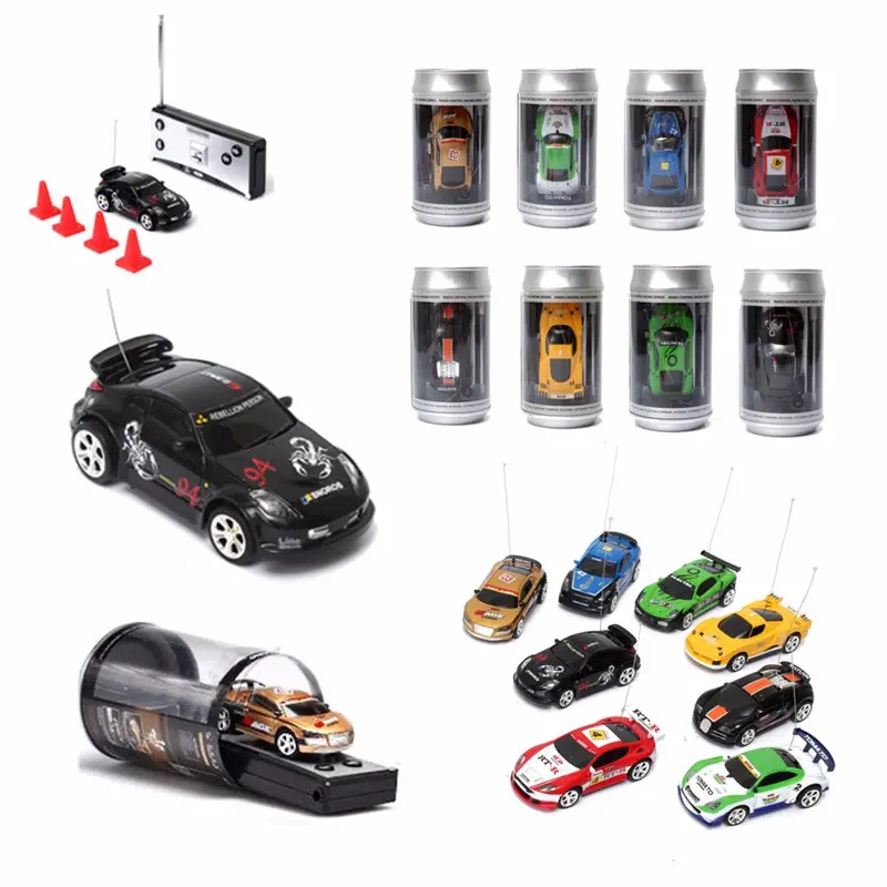 Mini Coke Can Remote Radio Control Micro Racing Rc Car 1