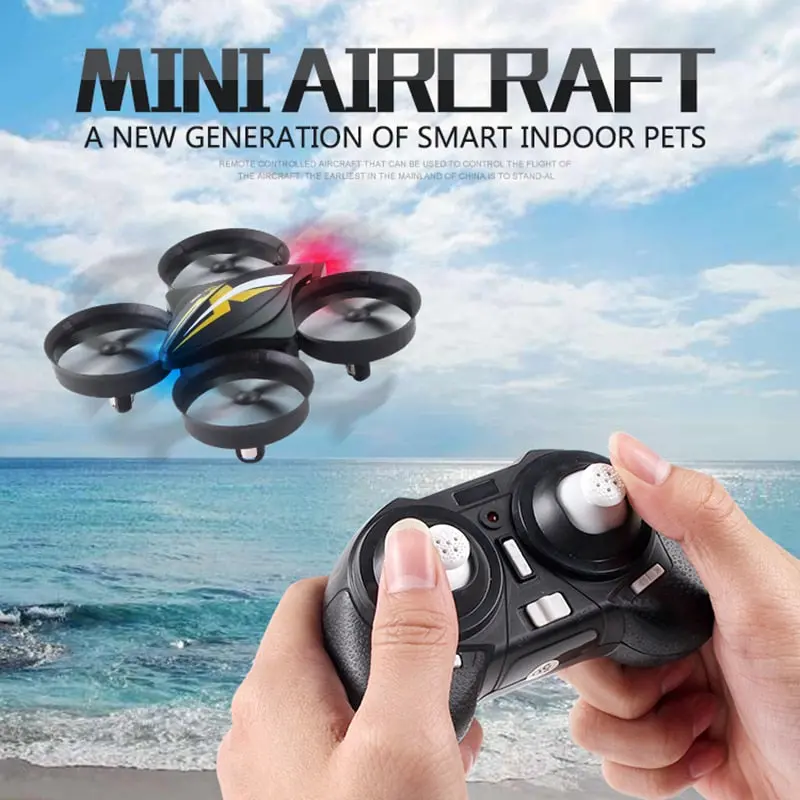 Mini Drone Headless Mode Quadcopter 6-Axis Gyro Quadrocopter 2.4Ghz Drones Remote Control Rc Helicopter Vs H36 E010 Dron 1