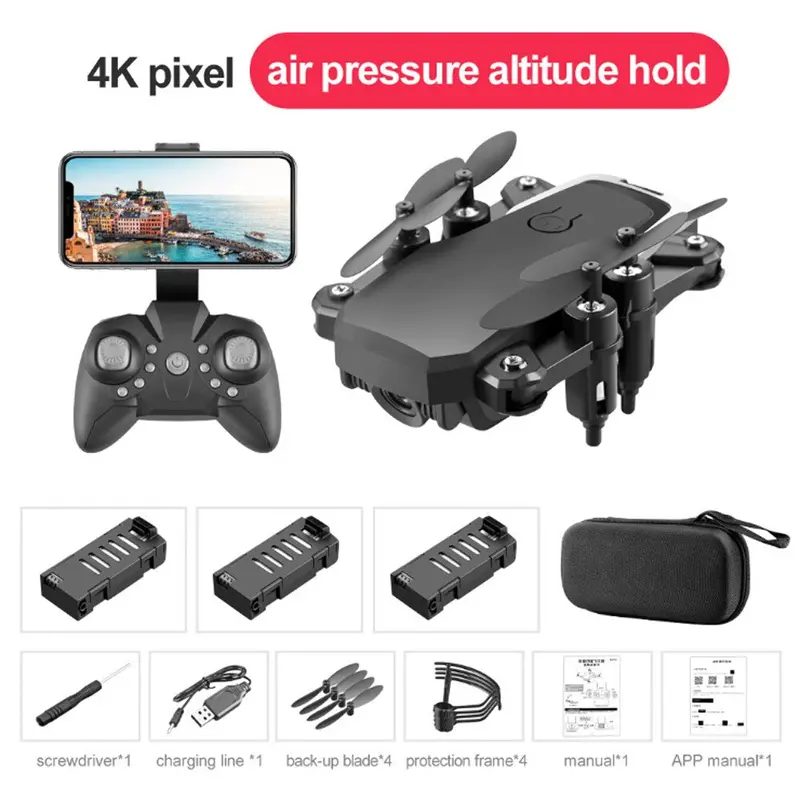 Mini Drone Lf606 4K Hd Camera Foldable Quadcopter One-Key Return Fpv Drones Follow Me Rc Helicopter Quadrocopter Kid's Toys 18