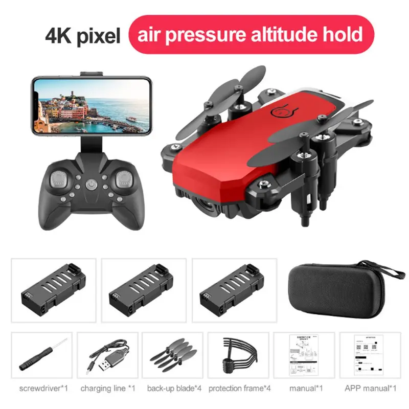 Mini Drone Lf606 4K Hd Camera Foldable Quadcopter One-Key Return Fpv Drones Follow Me Rc Helicopter Quadrocopter Kid's Toys 18