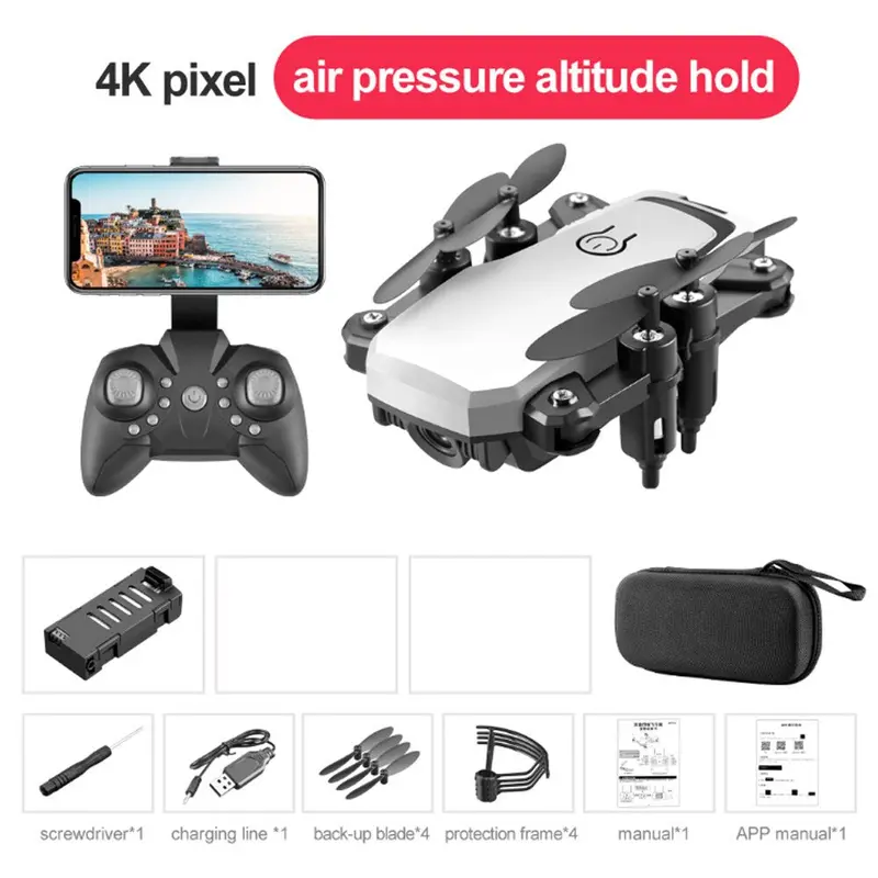 Mini Drone Lf606 4K Hd Camera Foldable Quadcopter One-Key Return Fpv Drones Follow Me Rc Helicopter Quadrocopter Kid's Toys 19