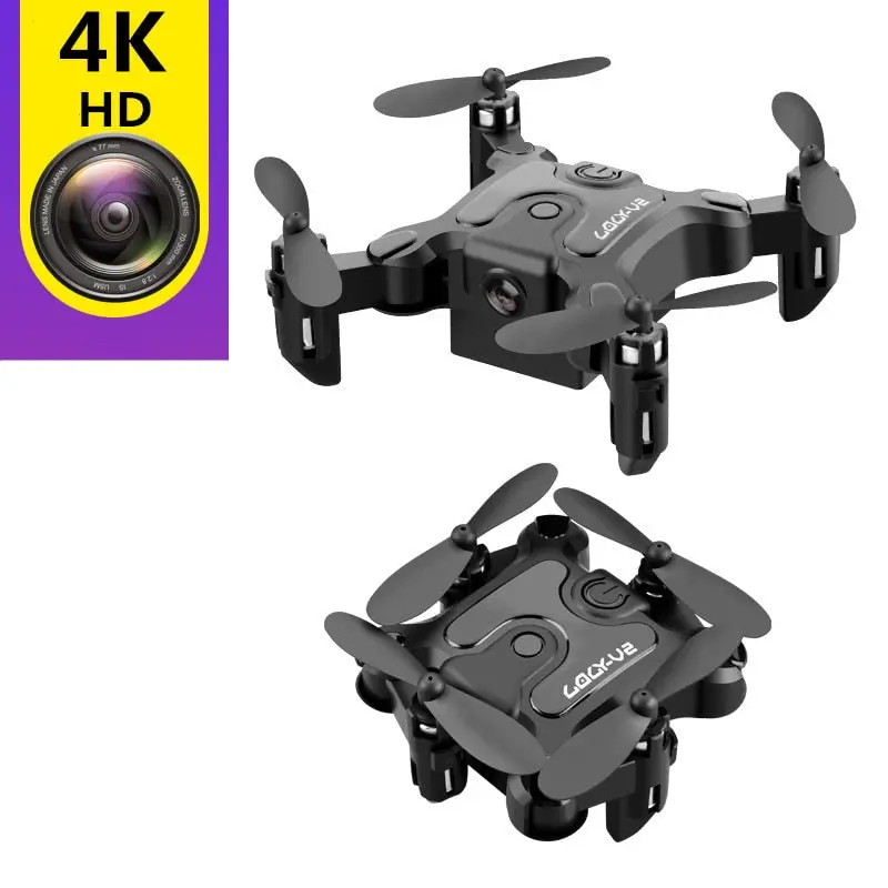 Mini Drone With Camera Hd Foldable Drones One-Key Return Fpv Quadcopter Follow Me Rc Helicopter Quadrocopter Kid's Toys 1
