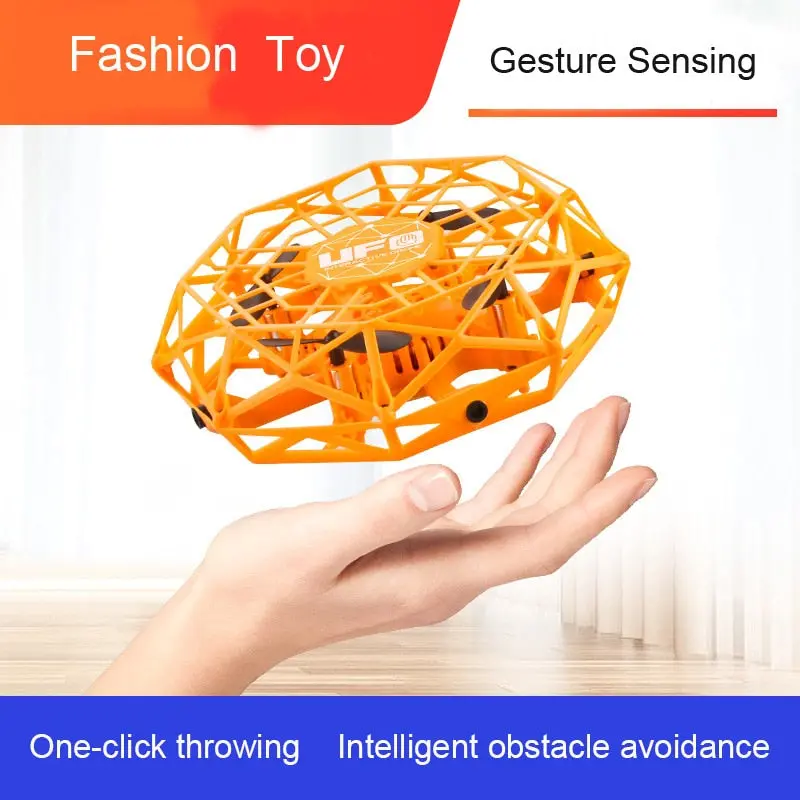 Mini Flying Helicopter Ufo Rc Drone 360° Rotating Smart Mini Ufo Drone For Kids Flying Toys Best For Kid Birthday Xmas Gfit 1