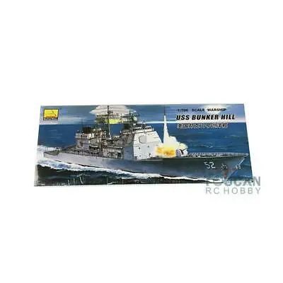 Minihobby 80912 1/700 Uss Bunker Hill Battle Cruiser Armored Ship With Motor 1