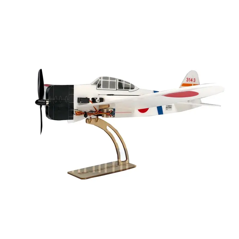 Minimumrc A6m2 Zero Backyard Fighter Series 360Mm Wingspan Warbird Rc Airplane Kit+Motor/Pnp 2