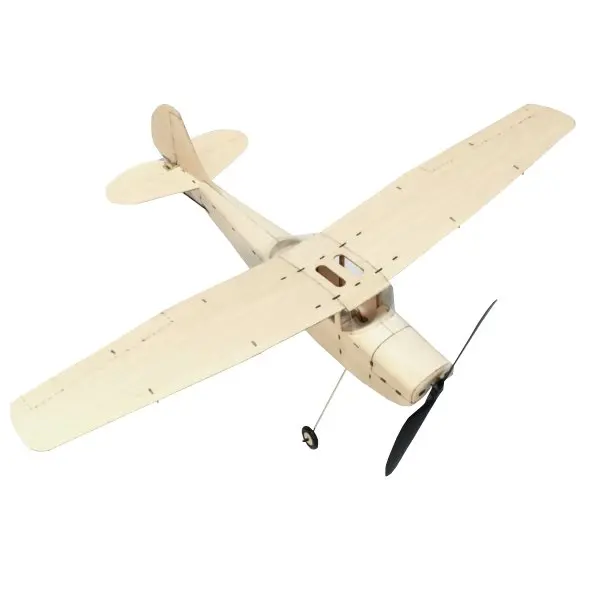 Minimumrc Cessna L-19 460Mm Wingspan Balsa Wood Laser Cut Rc Airplane Kit (Kit+Motor) 1