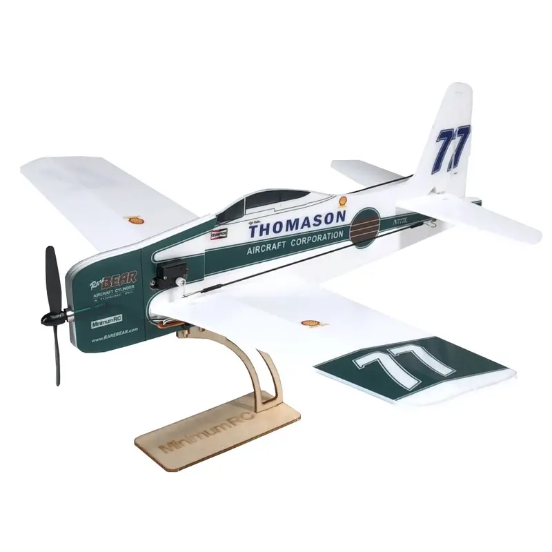 Minimumrc F8f Rare Bear 360Mm Wingspan Kt Board Mini Rc Airplane Kit With 720 Coreless Motor 1