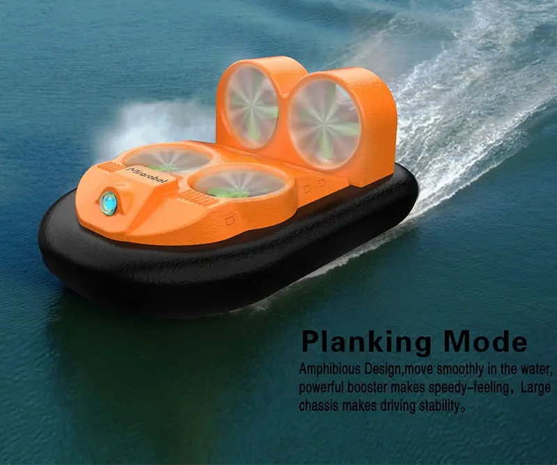 Mirarobot Gv160 Rc Boat Ground Effect Vehicle Led Epp Fpv 2.4G 7Ch High Speed Effect Anti-Crashed Rc Boat Rc Car Hovercraft 1