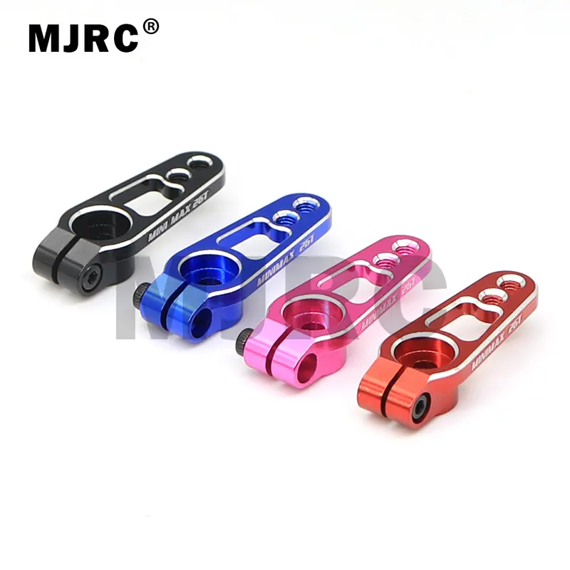 Mjrc 1Pcs Aluminum Alloy 25T 31Mm Steering Servo Arm Horn Black/Red/Blue Color For Rc Car Crawler Parts 1