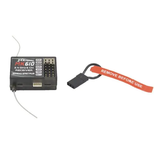 Mkronrc Mk610 2.4G 6Ch Receiver For Spektrum Jr Dsm2 Dx6 Dx6i Dx7 Dsx7 Transmitter 1