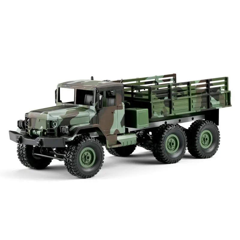 Mn Model Mn77 1/16 2.4G 4Wd Rc Car With Led Light Camouflage Military Off-Road Truck Rtr Toy 1