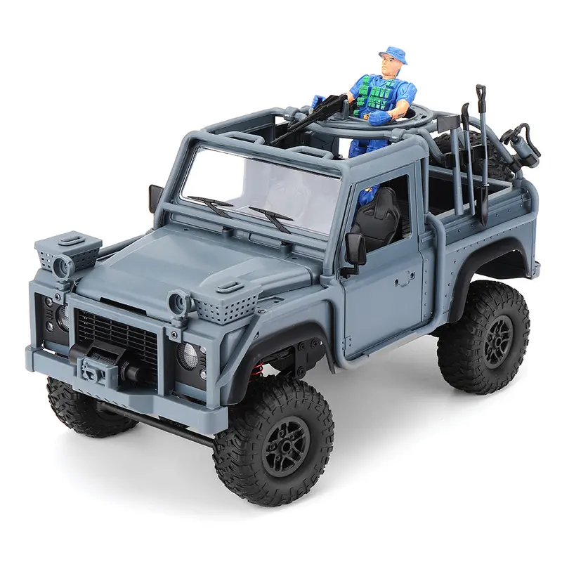 Mn Model Mn96 1/12 2.4G 4Wd Proportional Control Rc Car With Led Light Climbing Off-Road Truck Rtr Toys Blue 1