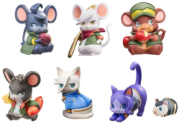 Mobile Suit Gundam Iron-Blooded Orphans Cat & Mouse Cosplay Ver. Action Figure Toy 6Pcs/Set 5Cm Kt4108 1