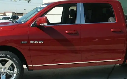 Molduras Cromadas Para Pilar De Puertas Dodge Ram 1500 2009- 2018 1