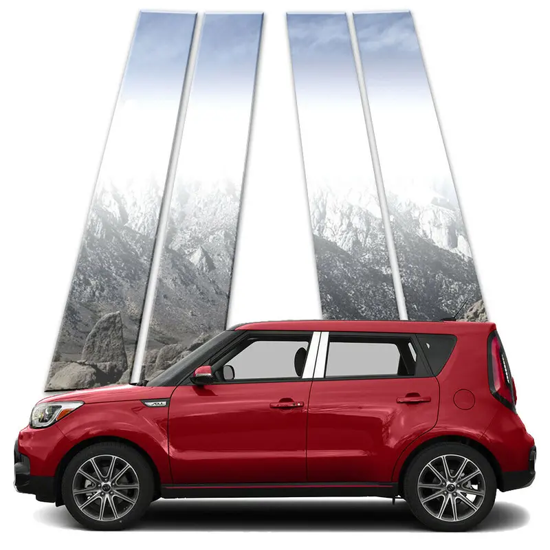 Molduras Del Pillar De Las Ventanas Kia Soul 2014-2018 1