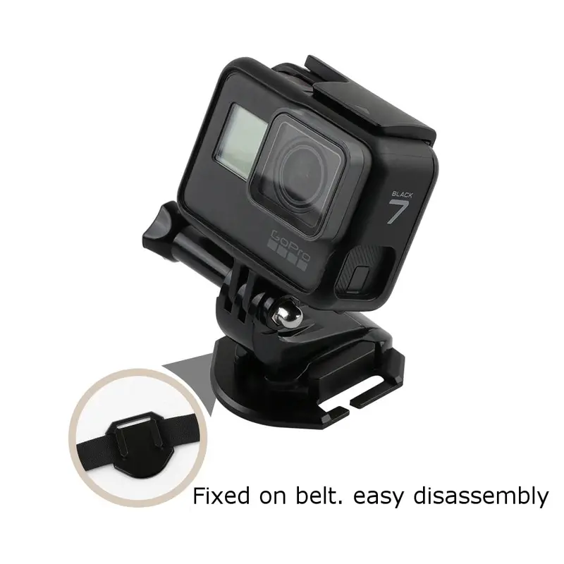 Molle Tactical Vest Base Camera Mount Hanging Belt Buckle Hook Accessories For Gopro 7 6 5 Sj600 Xiaoyi 1