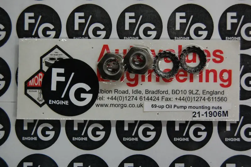 Morgo Oil Pump Nuts 1969 Up 1