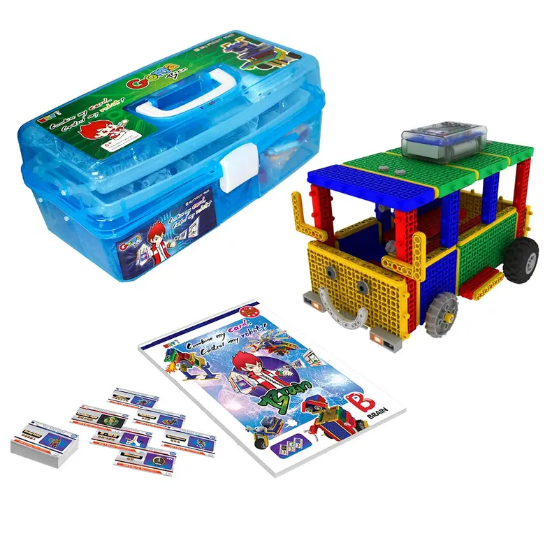 Mrt 1-Brain Fk A B / Mrt New Kicky/Goma Robots Bulding Block Kit Programmable Assembly Robot Toy For Beginner 6-8 Years Old 1