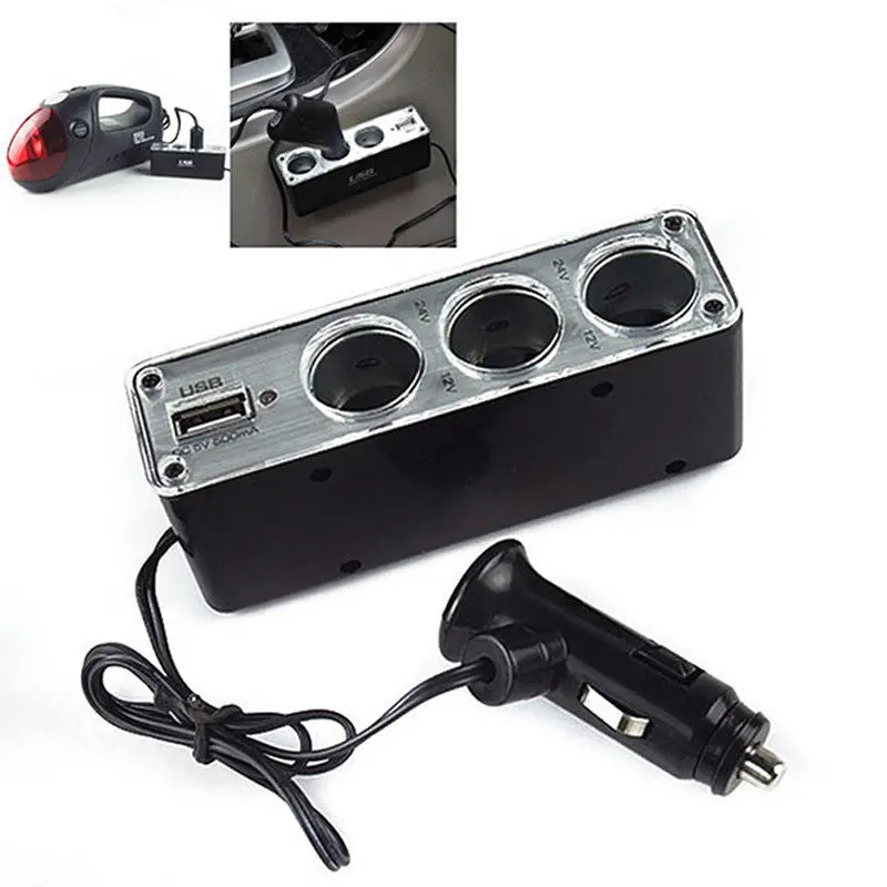 Multi Socket Encendedor De Cigarrillos Para Autos 1
