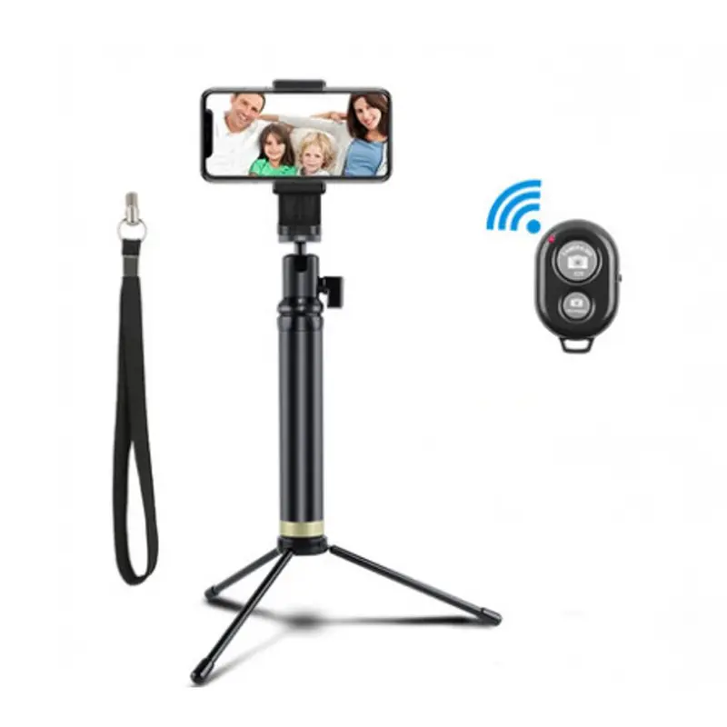 Multifunctional Bluetooth Control Aluminum Alloy Extension Rod With Tripod Gimbal Stabilizer For Gopro Action Camera Gopro Mobile Phone 1