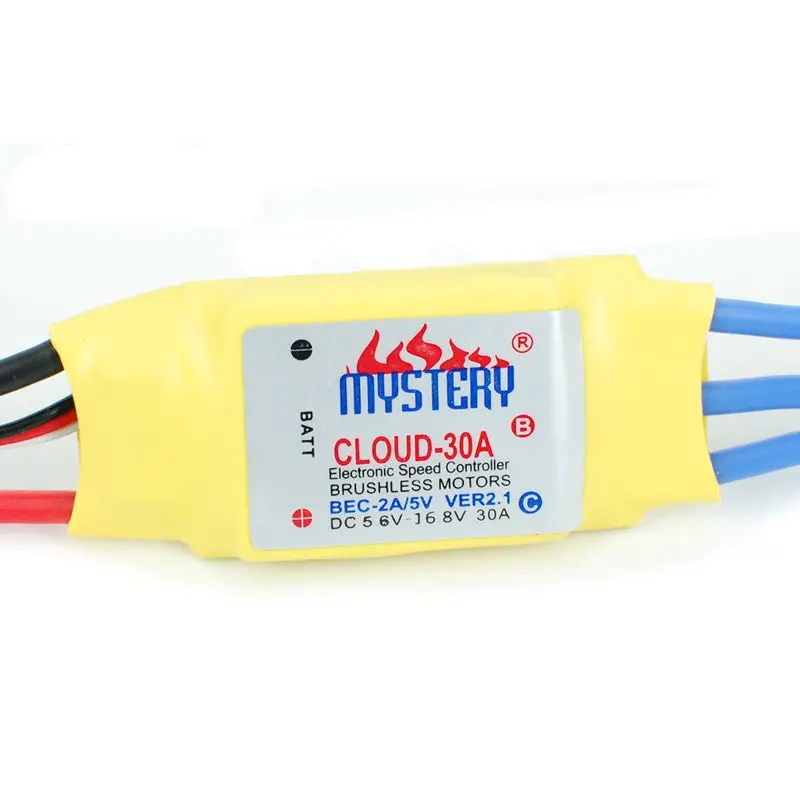 Mystery Brushless Esc 2-3S 30A Bec 2A Support 2S 3S Speed Controller For Brushless Motor Rc Helicopter Airplane Quadcopter 1