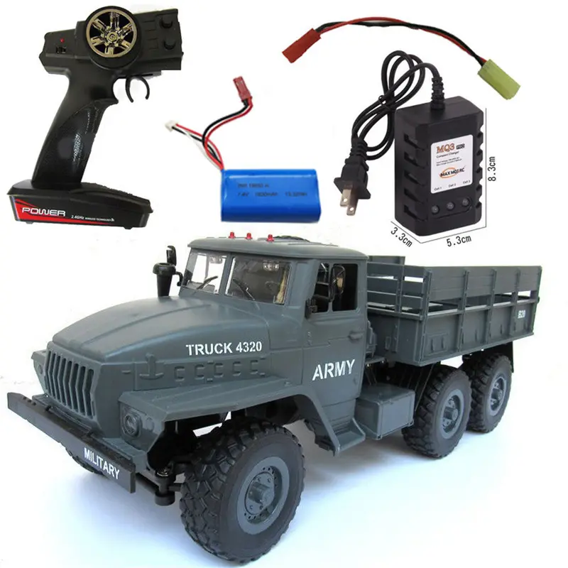Mz Yy2004 Upgraded Version 1/12 2.4G 6Wd Rc Car Military Truck Off Road Rtr Model 2