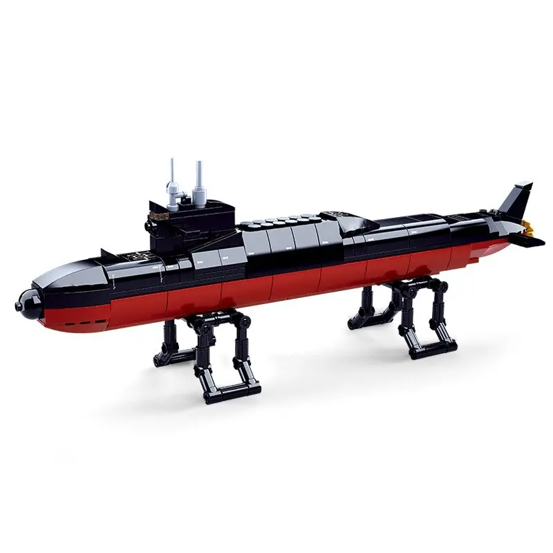 Navy Battle Ship Aircrafted Carrier Ruiser Military Submarine Naval Destroyer Warship Model Building Block Legoingl Toys For Kid 1
