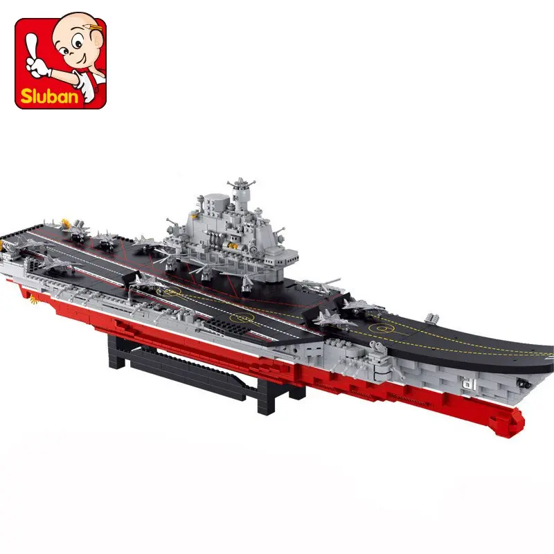 Navy Submarine Compatible Legoingly Military Ship Plane Aircrafted Carrier Warship Battle Cruiser Frigate Model Building Blocks Toy 1
