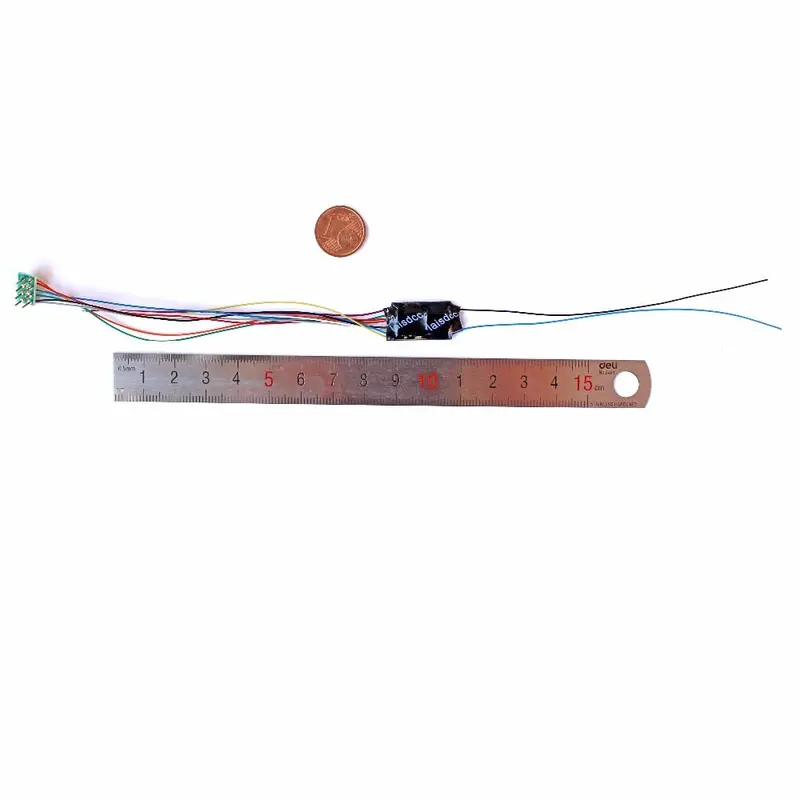Nem652 Dcc Loco Decoder For Ho & N Scale Model Train 870021 With Stay Alive Wires /Laisdcc Brand/Kungfu Series 1