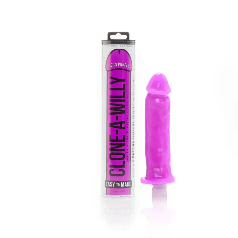 Neon Purple Dildo By Clone A Willy. 1