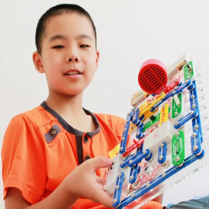 New 199 Kinds Compound Mode Switch Circuits Electronics Discovery Kit Electronic Building Blocks Assembling Toys For Kids 1