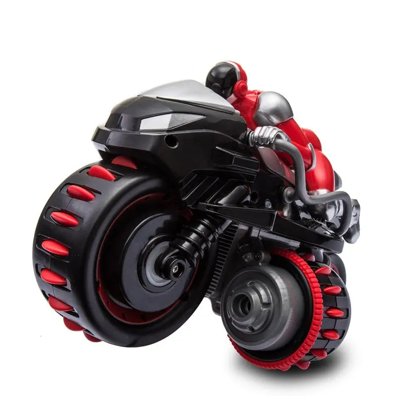New 2.4G Rc Motorcycle High Speed Drift Roll Stunt Rc Motorbike Model Toys Remote Control Motor With Light Toy For Children Gift 1