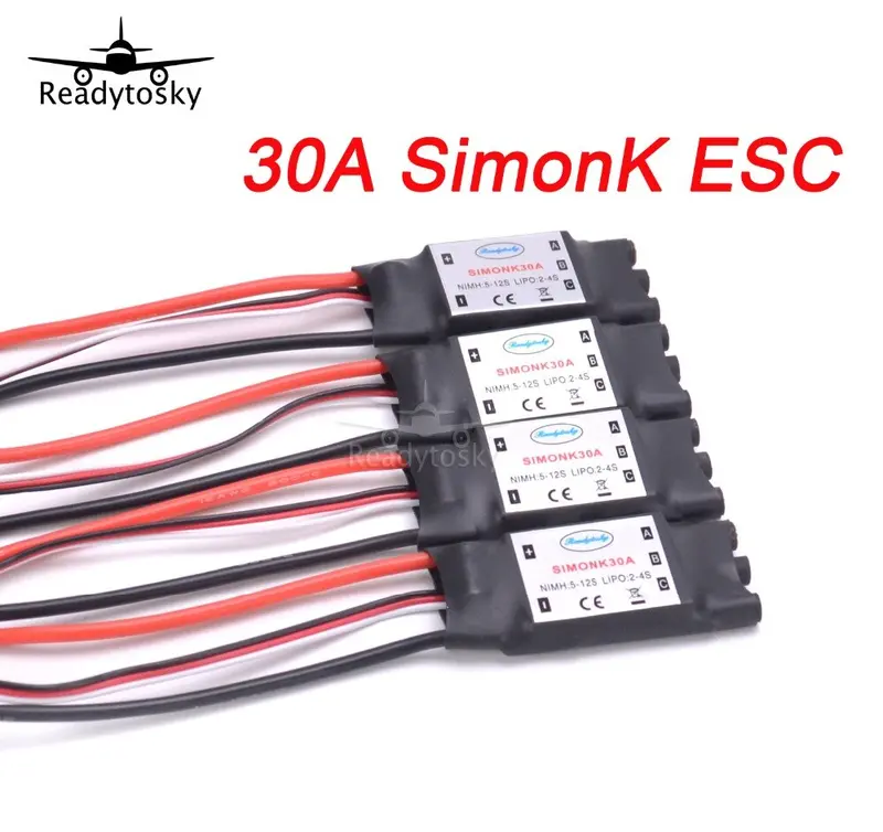 New 30A Simonk Esc With Bec For F450 S500 S550 Rc Quadcotper Helicopter 1