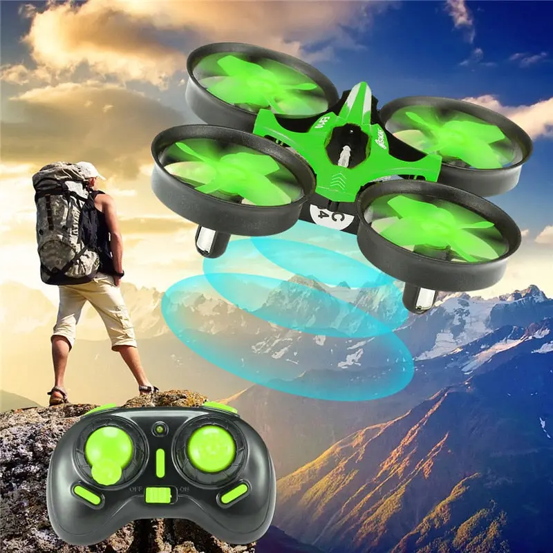 New Arrival Eachine E010 Mini 2.4G 4Ch 6 Axis 3D Headless Mode Memory Function Rc Quadcopter Rtf Rc Tiny Gift Present Kid Toys 1