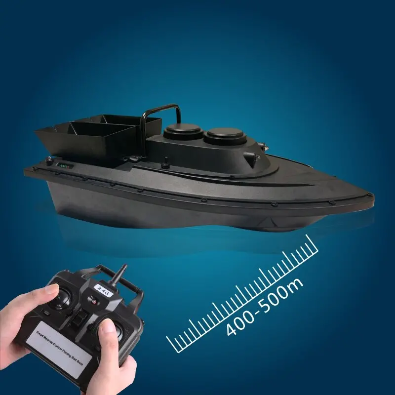 New D11 Fishing Tool Smart Rc Bait Boat Boy Toys Dual Motor Fish Finder Ship Boat Remote Control 500M Fishing Boats Speed Boat 1