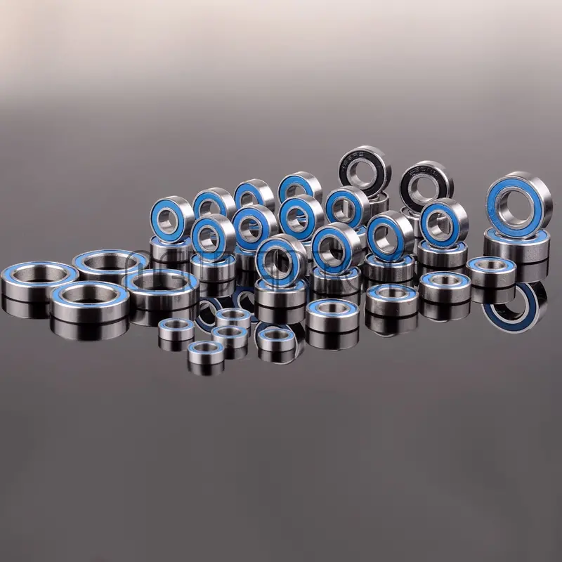 New Enron Blue Ball Bearing Metric Rubber Sealed 43Pcs Rc Car Fit For Traxxas Summit Kit Bearing-12 1