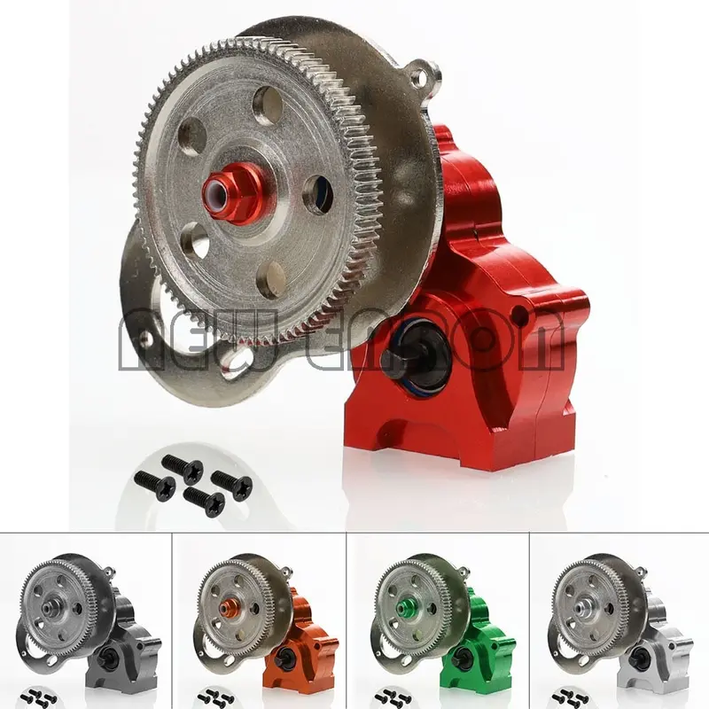 New Enron Metal Gear Box Set For Rc 1/10 1:10 Rock Crawler Monster Truck Off Road Rock Cruiser Rgt Ex86100 Hsp 94180 18024 1