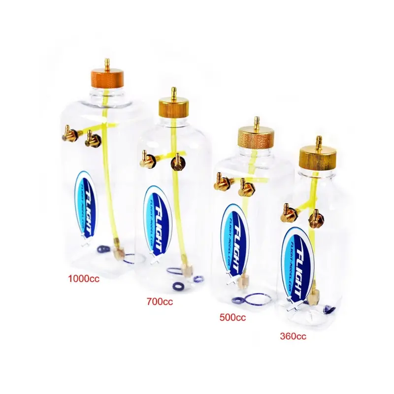 New Flight Model Rc Fuel Tank Transparent Plastic 260Ml 360Ml 500Ml 1000Ml For Rc Airplane Model 1