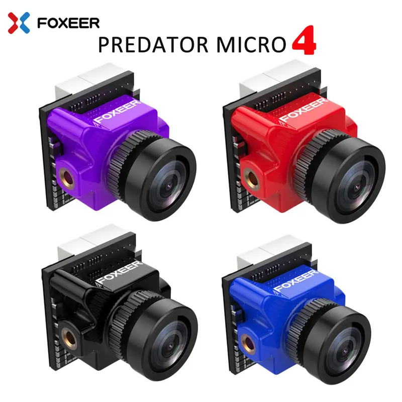 New Foxeer Predator V4 Micro Fpv Camera 16:9/4:3 Pal/Ntsc Switchable Super Wdr Osd 4Ms Latency Upgraded Foxeer Predator V3 1