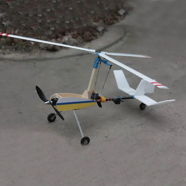 New Luobo V2s Dual Operation Autogyro Gyroplane Airplane Model Kit 1