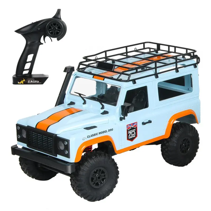 New Mn 99 Upgraded Version Mn99s D90 4Wd Rc Car 1/12 Scale Defender Electric Remote Control Car Toy For Boy Gift With Led Lights 2