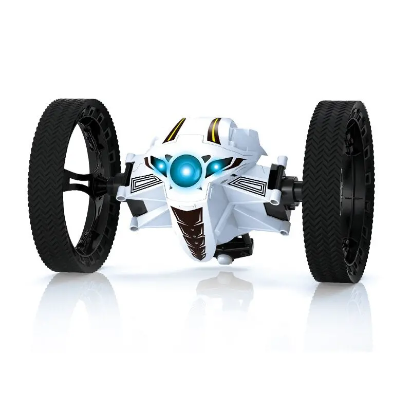 New Rc Car Bounce Car Robot Bounce With Flexible Wheels 2.4G Remote Control Jumping Car With Led Light Rc Robot Car Toys Gifts 1