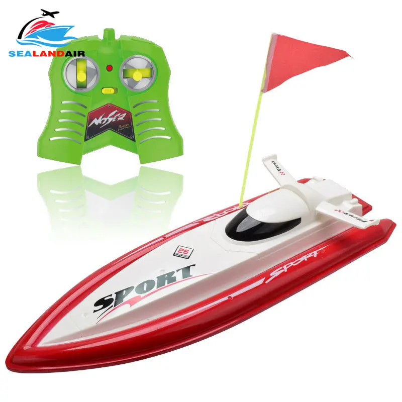 New Red/Blue Ship Radio Remote Control Boat Double Motor Mini Rc Speedboat Toys Children Outdoor Racing Boats With Original Box 1