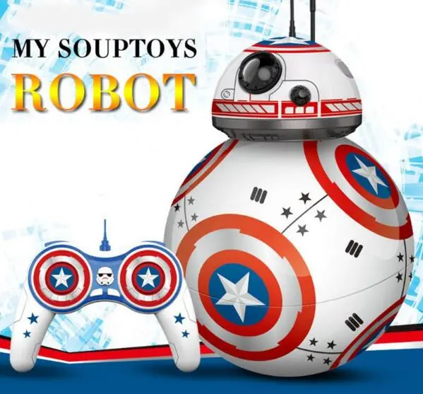 New Star Wars 7 Rc Bb-8 Bb8 Remote Control Robot Bb 8 Intelligent Action Figure Toys Xmas Birthday Gift 1