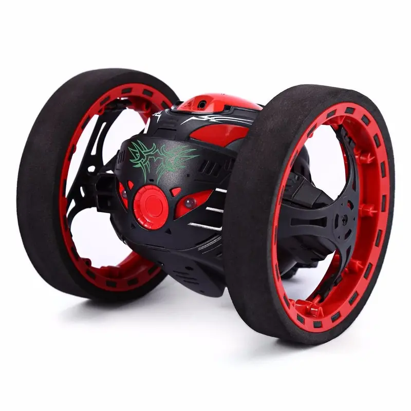 New Upgrade Version Jumping Bounce Car Sj88 Rc Cars 4Ch 2.4Ghz Jumping Sumo Rc Car W Flexible Wheels Remote Control Robot Car 1