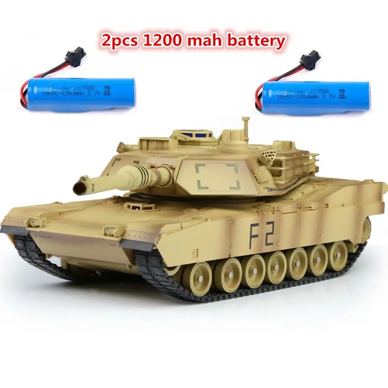 Newest Rc Battle Tank Xqtk24 With 3Pcs Battery 45 Degree Slope Off Road 330Degree Rotating Turret Remote Contorl Rc Tank Gifts 5