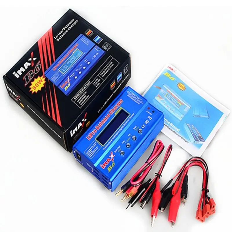 Nimh Nicd Lithium Battery Imax B6ac Rc B6 Ac Balance Lipo Charger Balance Discharger With Digital Lcd Screen 1